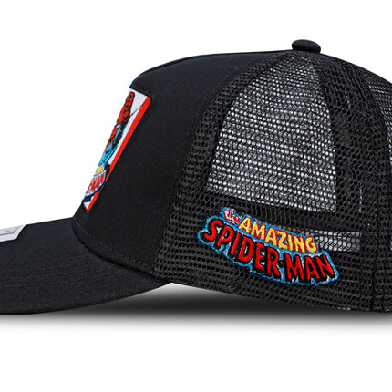 Gorra Marvel Spiderman Original Negra Malla Talla Adulto Oc Caps