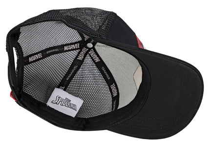 Gorra Marvel Spiderman Original Negra Malla Talla Adulto Oc Caps