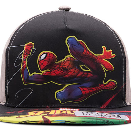 Gorra Spiderman Original Marvel Oc Caps plana