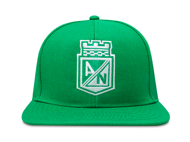 Gorra Atlético Nacional Oficial Plana Verde