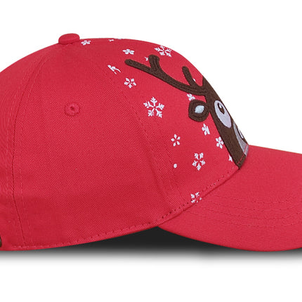 Gorra OC Caps Edición Especial Navidad Reno Roja Niños