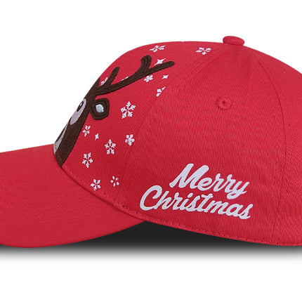 Gorra OC Caps Edición Especial Navidad Reno Roja Niños