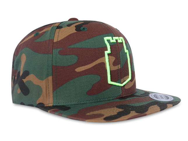 Gorra Atlético Nacional Oficial Premium Flexfit 6089 Camo Verde
