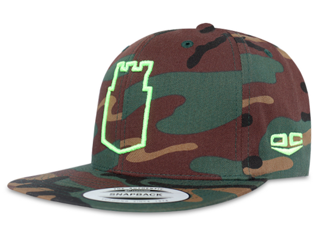 Gorra Atlético Nacional Oficial Premium Flexfit 6089 Camo Verde