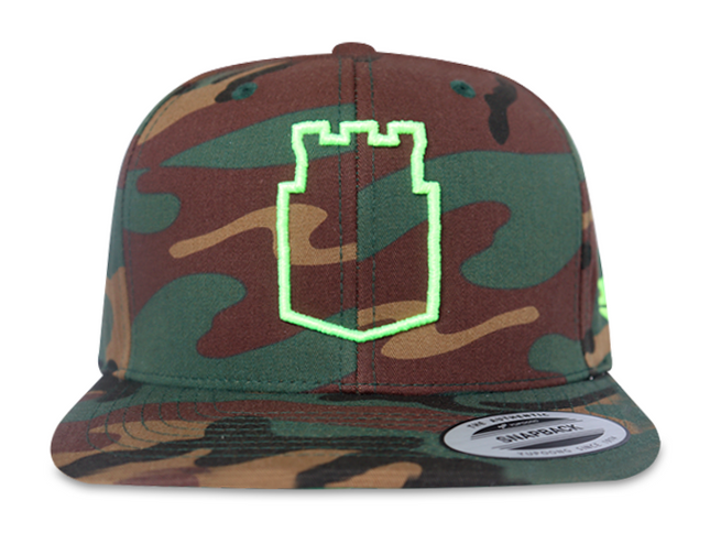 Gorra Atlético Nacional Oficial Premium Flexfit 6089 Camo Verde