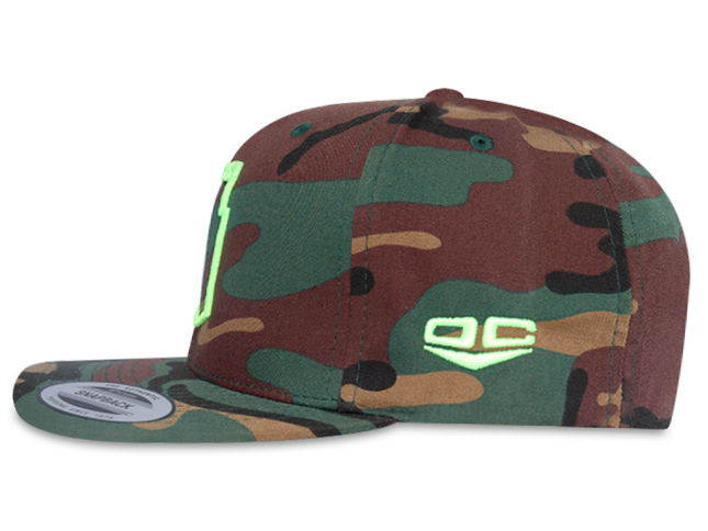 Gorra Atlético Nacional Oficial Premium Flexfit 6089 Camo Verde