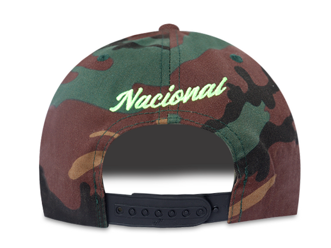 Gorra Atlético Nacional Oficial Premium Flexfit 6089 Camo Verde