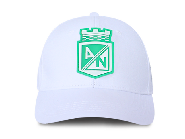 Gorra Atlético Nacional Oficial OC Caps Conmebol libertadores femenina Blanca