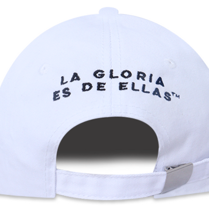 Gorra Atlético Nacional Oficial OC Caps Conmebol libertadores femenina Blanca