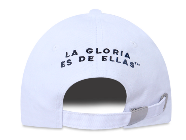 Gorra Atlético Nacional Oficial OC Caps Conmebol libertadores femenina Blanca