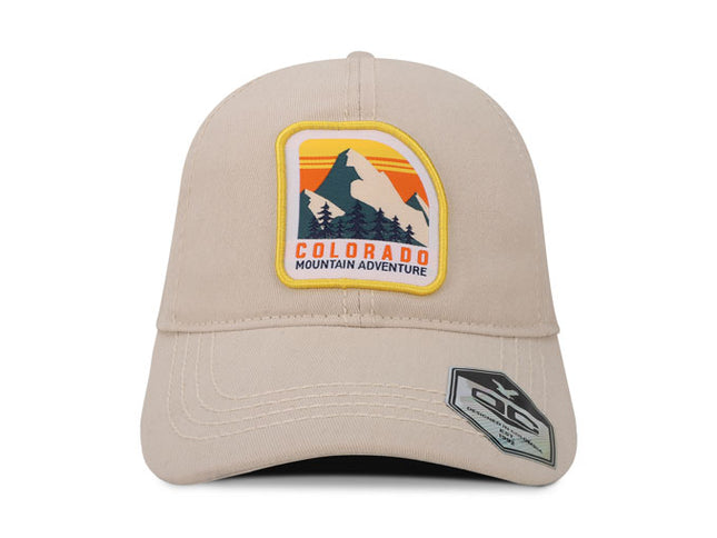 Gorra OC Caps Colorado Mountain Adventure beige