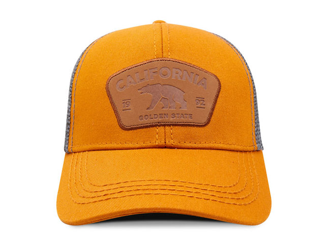 Gorra de moda Oc Caps Malla California Golden State marrón