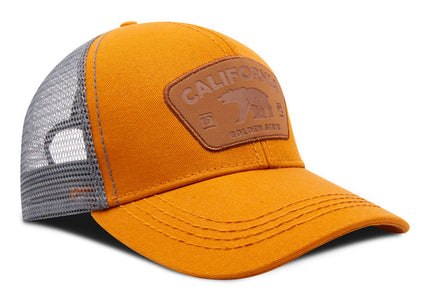 Gorra de moda Oc Caps Malla California Golden State marrón