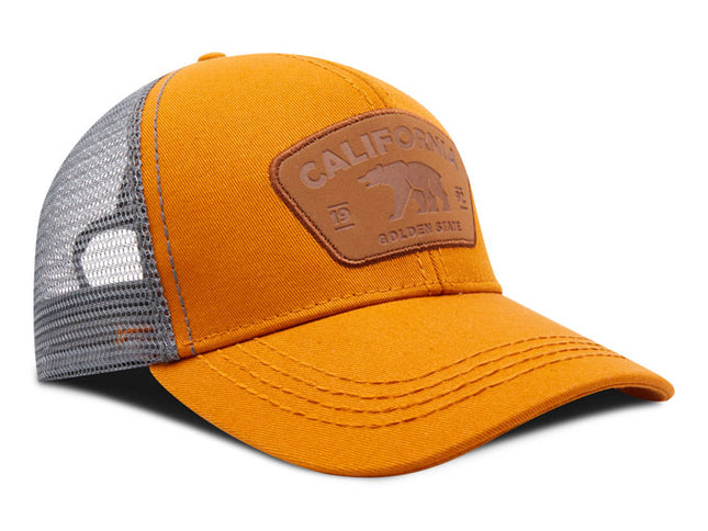 Gorra de moda Oc Caps Malla California Golden State marrón