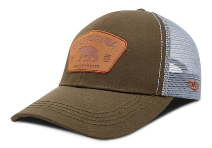 Gorra de moda Oc Caps Malla California Golden State verde