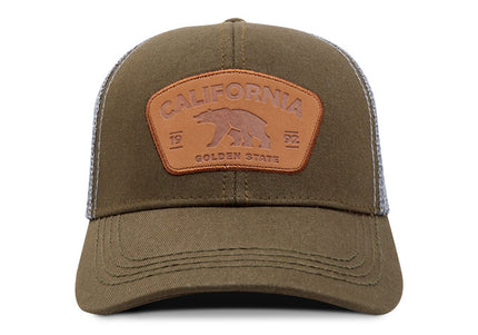 Gorra de moda Oc Caps Malla California Golden State verde