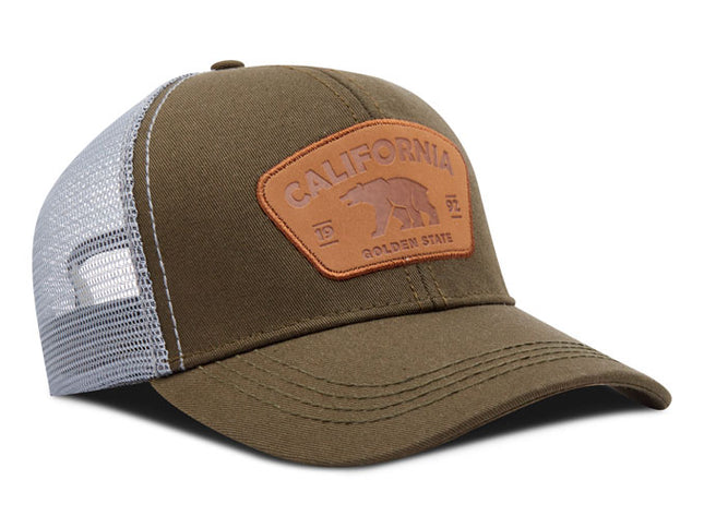 Gorra de moda Oc Caps Malla California Golden State verde