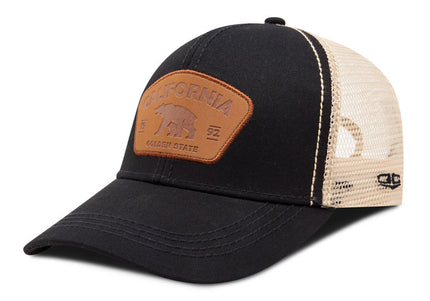 Gorra de moda Oc Caps Malla California Golden State negra