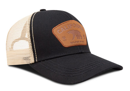 Gorra de moda Oc Caps Malla California Golden State negra