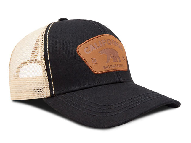 Gorra de moda Oc Caps Malla California Golden State negra