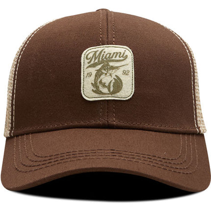 Gorra de moda Oc Caps Malla Miami Café
