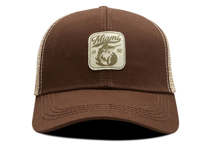 Gorra de moda Oc Caps Malla Miami Café