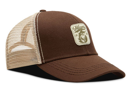 Gorra de moda Oc Caps Malla Miami Café