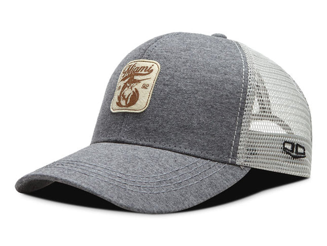 Gorra de moda Oc Caps Malla Miami Gris