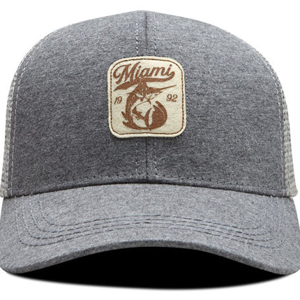 Gorra de moda Oc Caps Malla Miami Gris