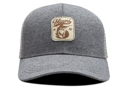 Gorra de moda Oc Caps Malla Miami Gris