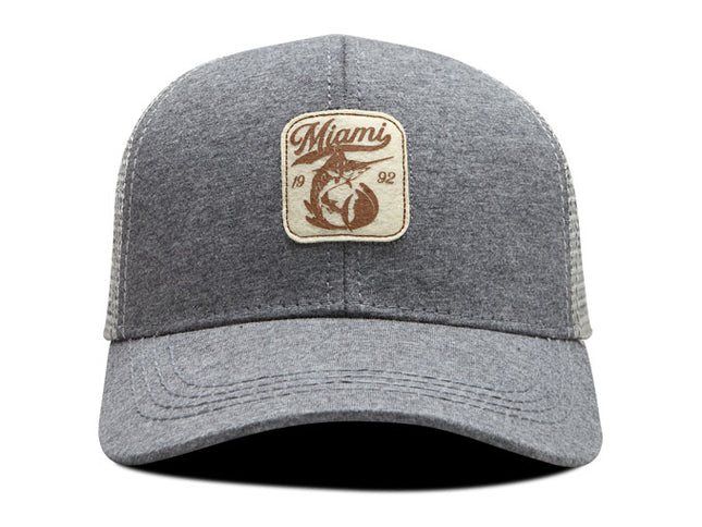Gorra de moda Oc Caps Malla Miami Gris
