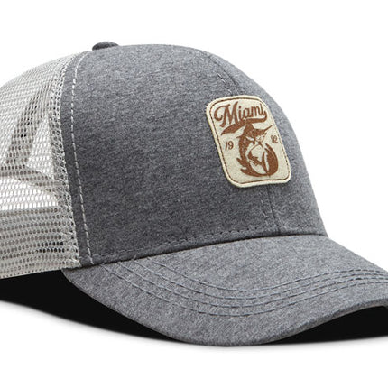 Gorra de moda Oc Caps Malla Miami Gris