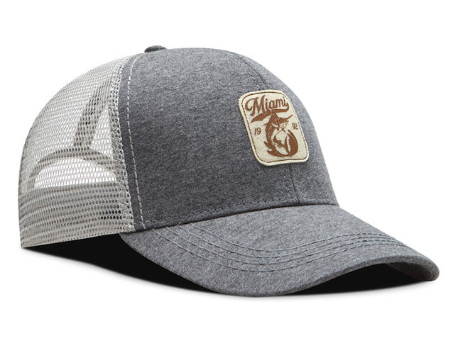 Gorra de moda Oc Caps Malla Miami Gris