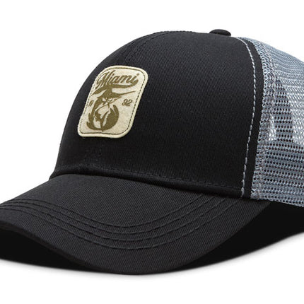 Gorra de moda Oc Caps Malla Miami Negra