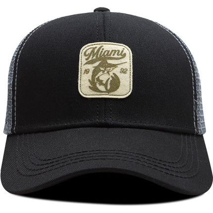 Gorra de moda Oc Caps Malla Miami Negra