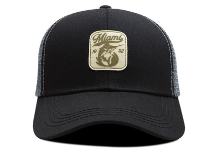 Gorra de moda Oc Caps Malla Miami Negra