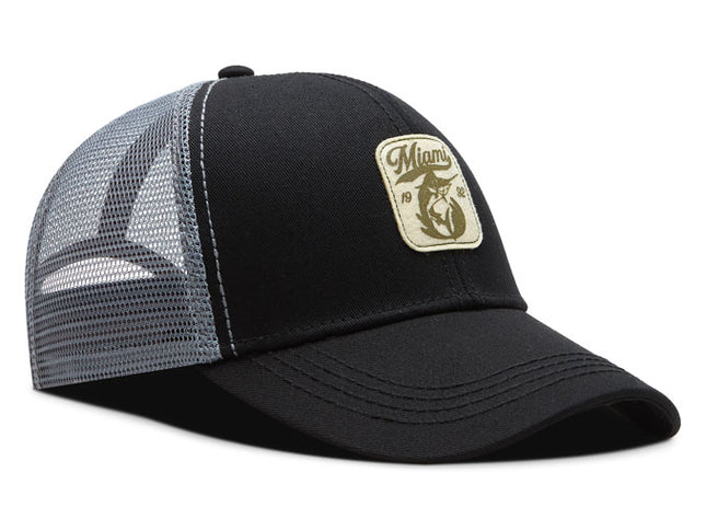 Gorra de moda Oc Caps Malla Miami Negra