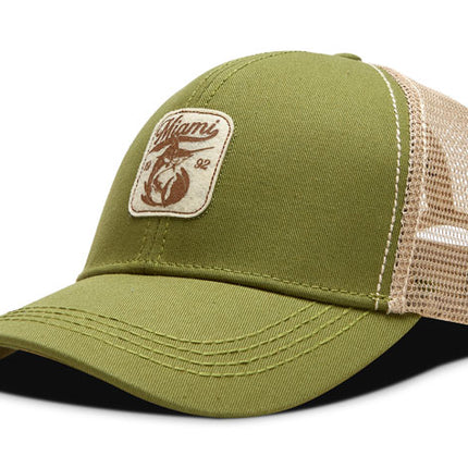 Gorra de moda Oc Caps Malla Miami Verde