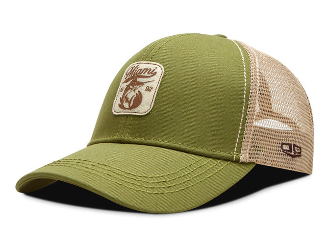 Gorra de moda Oc Caps Malla Miami Verde