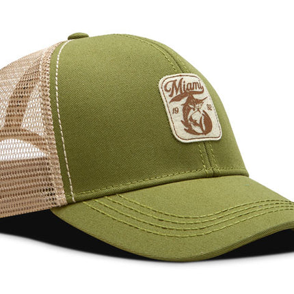 Gorra de moda Oc Caps Malla Miami Verde