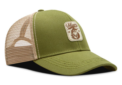 Gorra de moda Oc Caps Malla Miami Verde
