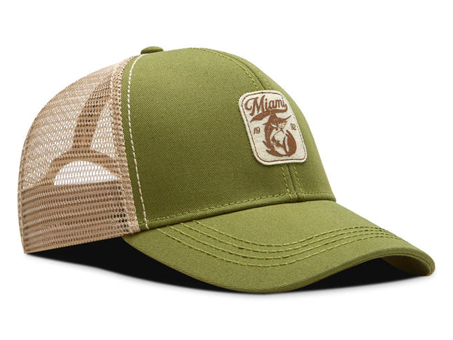 Gorra de moda Oc Caps Malla Miami Verde