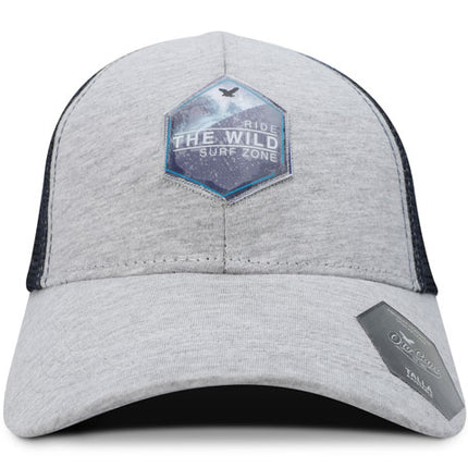 Gorra de malla Oc Caps Ride the wild surf zone Gris