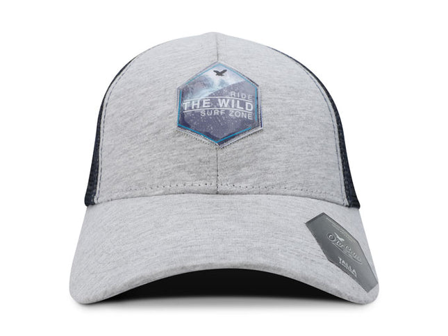 Gorra de malla Oc Caps Ride the wild surf zone Gris