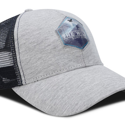 Gorra de malla Oc Caps Ride the wild surf zone Gris