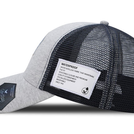 Gorra de malla Oc Caps Ride the wild surf zone Gris