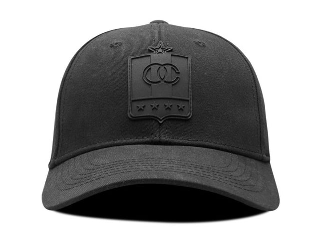 Gorra Once Caldas Oficial negra tono a tono oto-101
