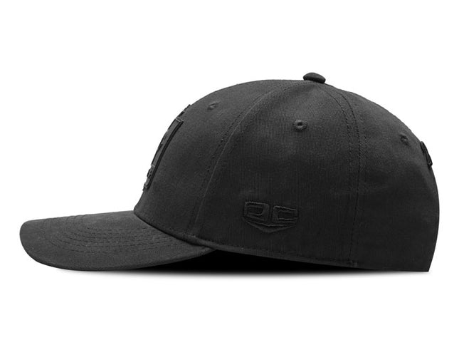 Gorra Once Caldas Oficial negra tono a tono oto-101