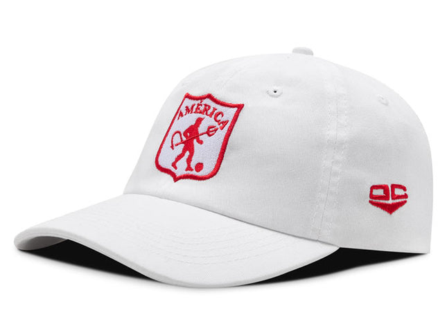 Gorra América de Cali Oficial OC Caps dad cap blanca