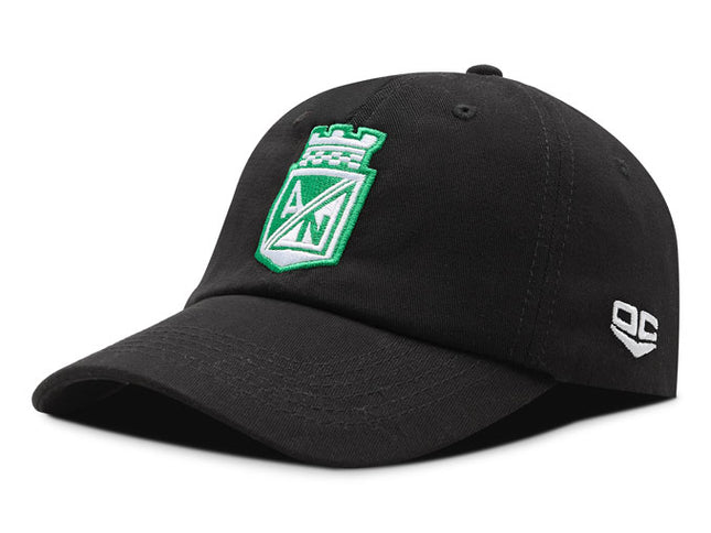 Gorra Atlético Nacional Oficial OC Caps Oto-103 negro escudo